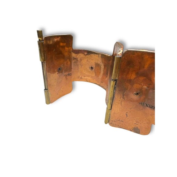 Casa Maya Mexico Copper Hinge Bangle - Picture 11 of 11